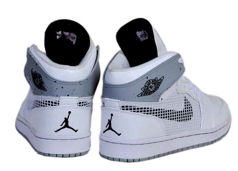 Nike Air Jordan 1 Retro 89 Cement gray White (5)